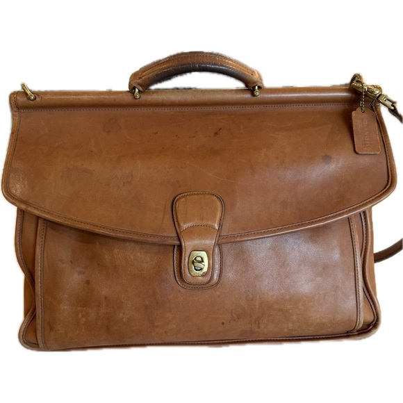 Coach | Bags | Coach Beekman 5266 Briefcase British Tan Leather